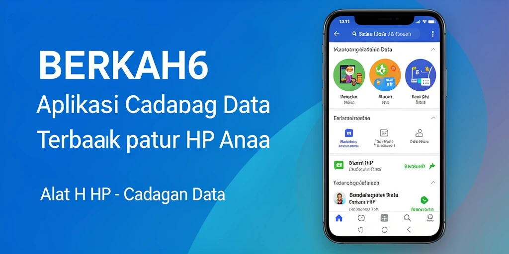 Antarmuka pengguna <strong>BERKAH6</strong> yang sederhana dan efektif untuk cadangan data.
