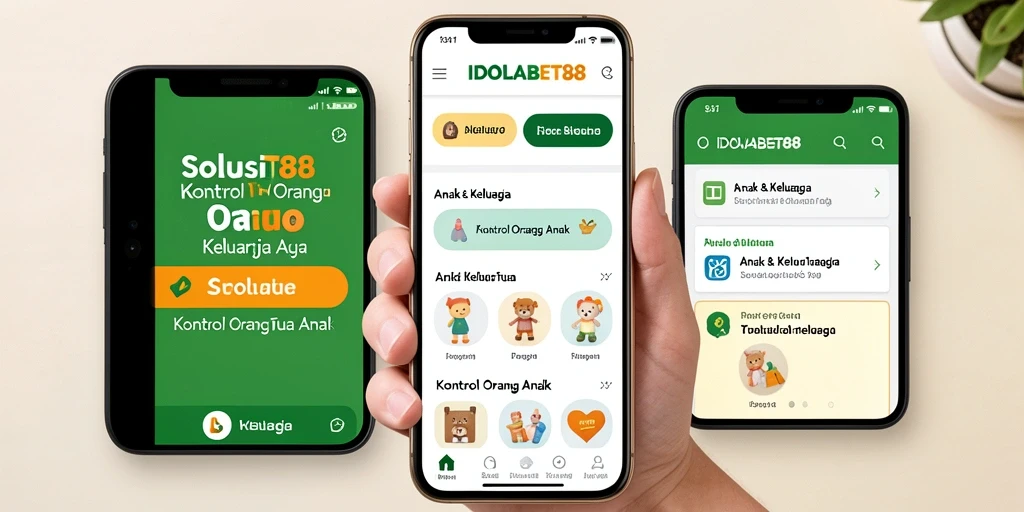 Tampilan antarmuka IDOLABET88 yang user-friendly untuk kontrol orang tua.