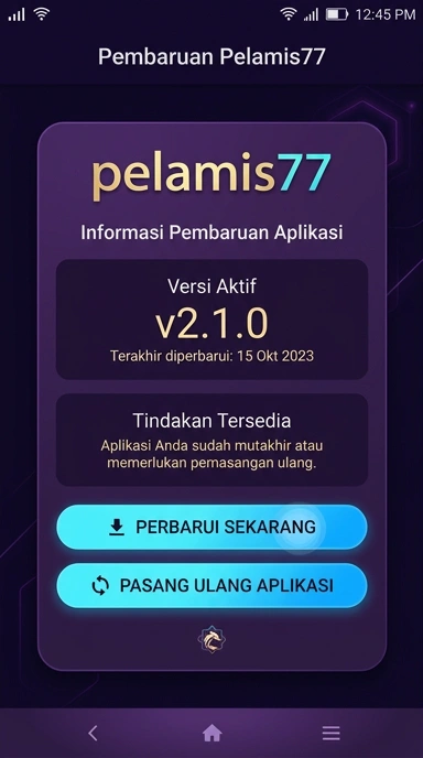 Tampilan riwayat versi pelamis77